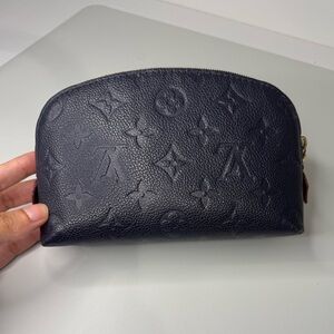 Louis Vuitton Cosmetic Pouch Monogram Empreinte Leather